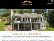 Tablet Screenshot of adelaineconstruction.com